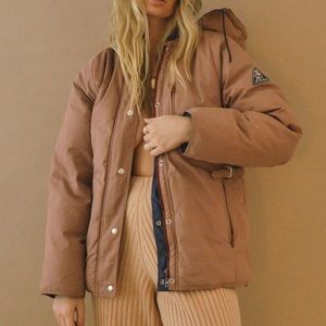 Boheme goods vintage down puffer mauve